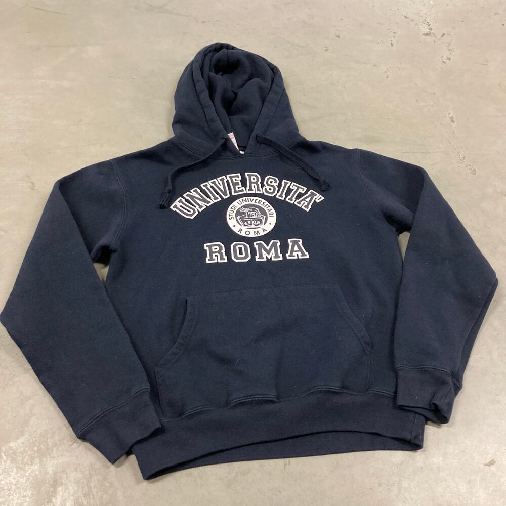 vintage y2k university of rome hoodie